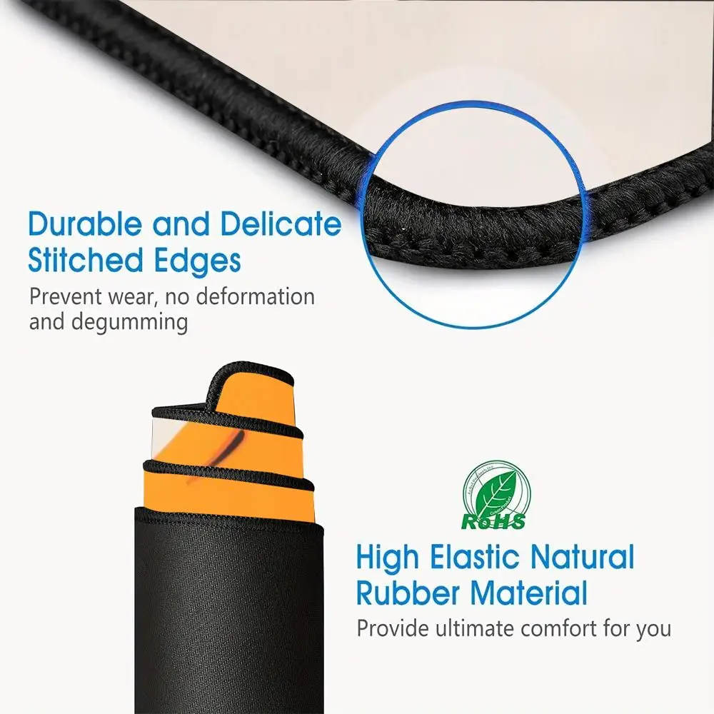 Alfombrilla de ratón antideslizante para PC de oficina, accesorios para juegos, alfombrilla de teclado de Anime, alfombrilla de escritorio extendida de velocidad para ordenador portátil, alfombrilla suave para ratón