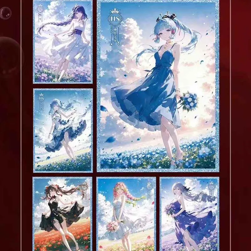 2025 Godin Verhaalkaart Booster Box Super Zeldzame A4 Acryl Kaart Abc Case Waifu Anime Meisje TCG Game Card Doujin Speelgoed en Hobby Gif