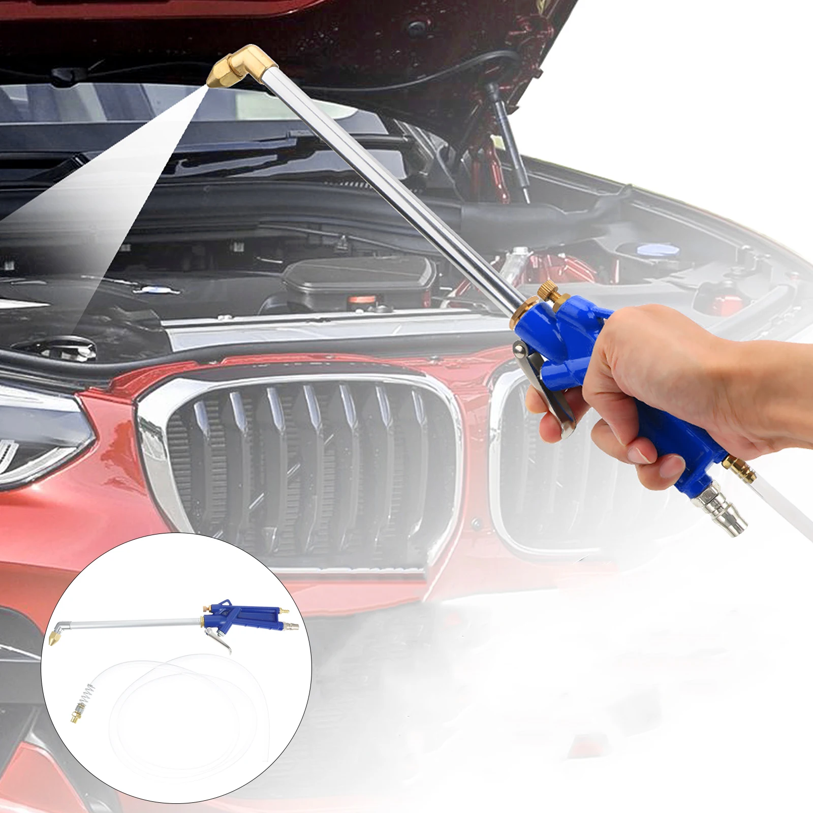 

Engine Cleaner Air Nozzle Cleaning Sprayer Tool Pneumatic High Pressure Copper Washer