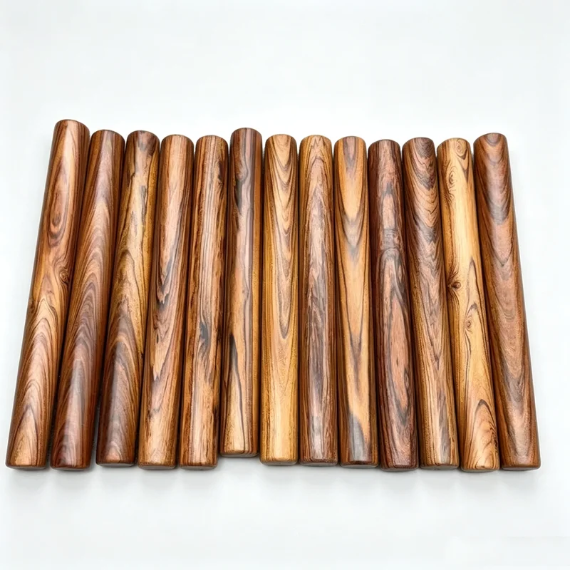 Desert Iron Solid Wood Round Rod High Density Handmade DIY Material Fine Polishing Collection Craft Wooden Stick