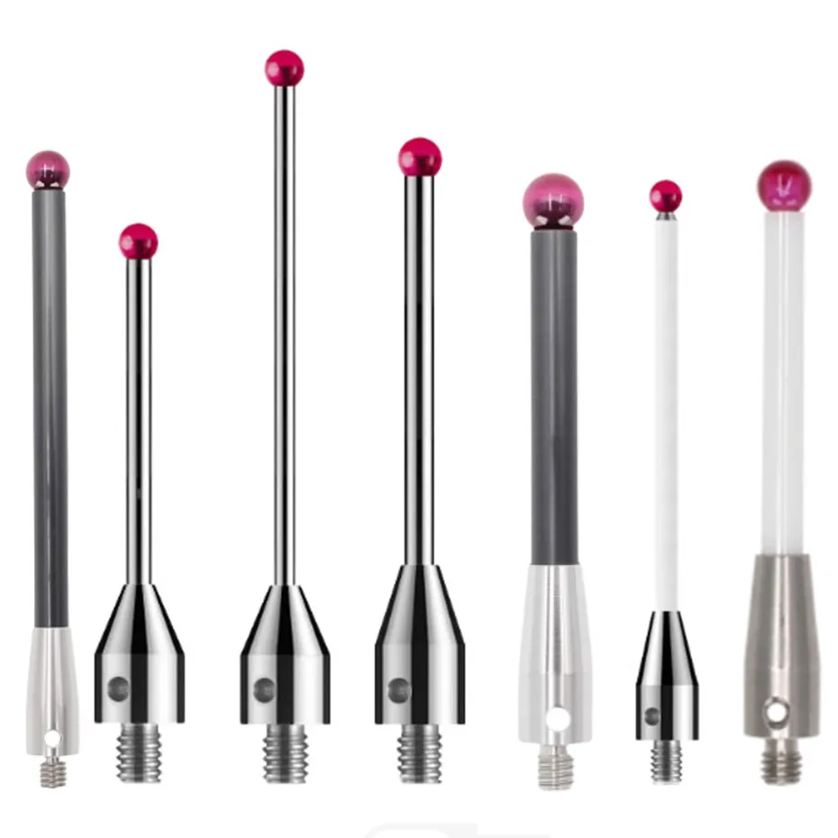 CNC machine tool Ruby M4 thread probe Carbon fiber measuring rod Ceramic measuring probe Three coordinate Renishaw probe