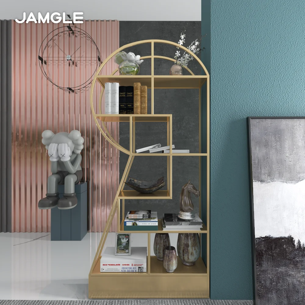 

Iron shelf Shelf Internet celebrity display shelf Office bookcase Simple ins wind creative bookshelf Flower rack Living room