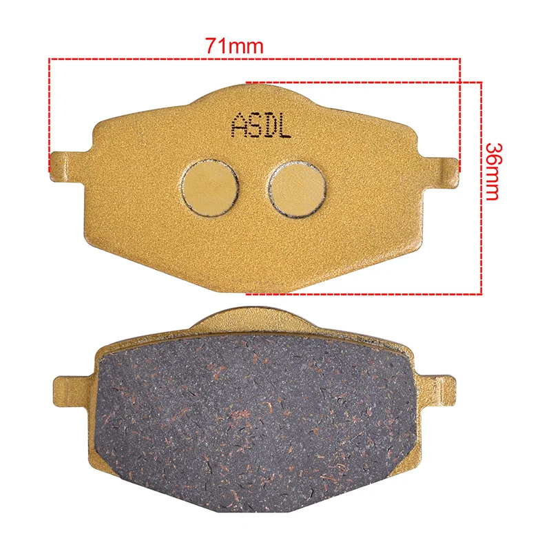 Motorcycle Front Rear Brake Pads Set For YAMAHA DT125R DT125RE 1988-2004 DT200R 1993 YTZ250 N S TR1Z DT 125 200 R RE YTZ 250