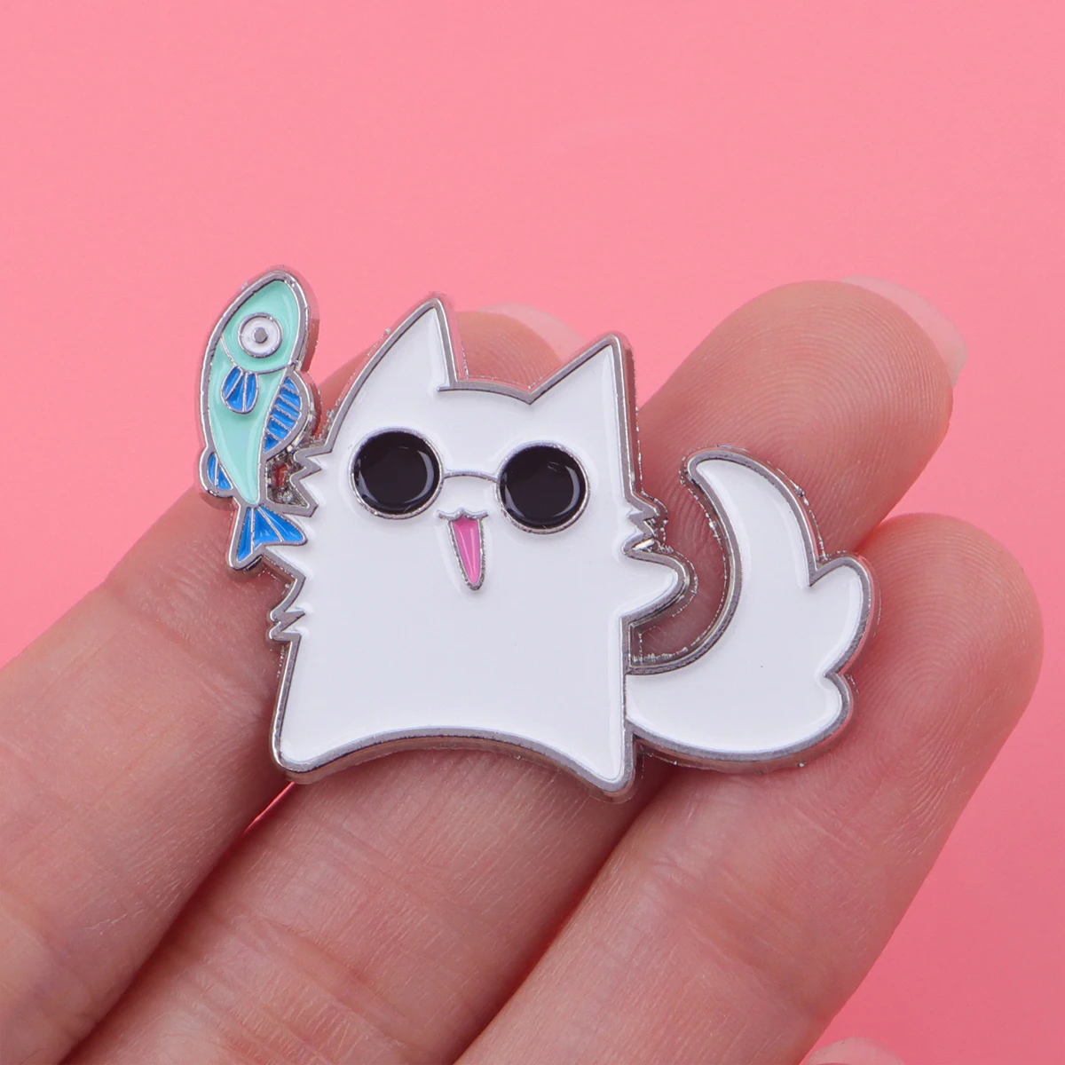 Gojo Cat Enamel Pins Anime Character Brooches Badge Lapel Pin For Backpack Clothes Accessories Kawaii Jewelry Birthday Gifts