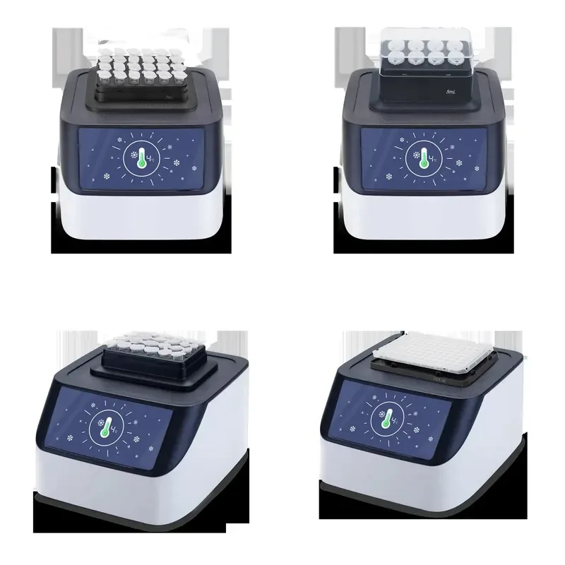 Lab Supplies Multiple Module Continuous 4℃ Thermostatic Dry Bath Freezer Constant Temperature Ice Box With Deviation