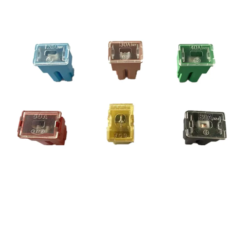 

1Piece Car Fuse Square Truck Fuse Insert 20A 30A 40A 50A 60A 80A