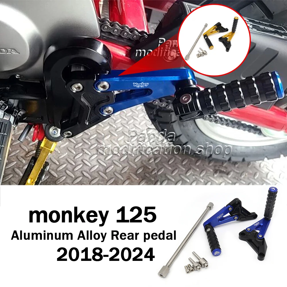 

Aluminum Alloy Rear pedal For Honda monkey125 2018 2019 2020 2021 2022 2023 2024