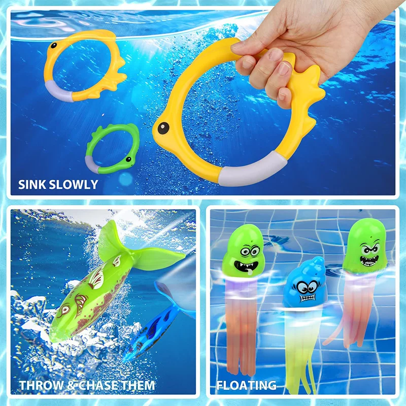 Piscine à jouets pour la plongée sous-marine pour enfants et adultes, jeux de natation d'été, pratique de la plongée, interaction parent-enfant, jeu d'eau