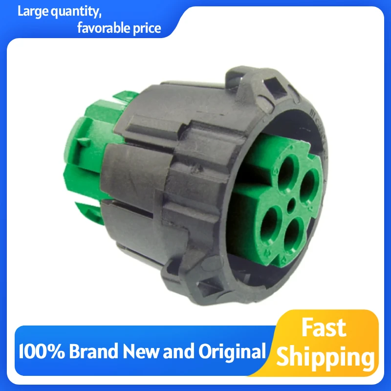 Genuine Product 121583-0002/121583-0000 Cannon DIN Plug,DIN 72585,4P,Cable Mount,Straight,APD Series,Circular Connector