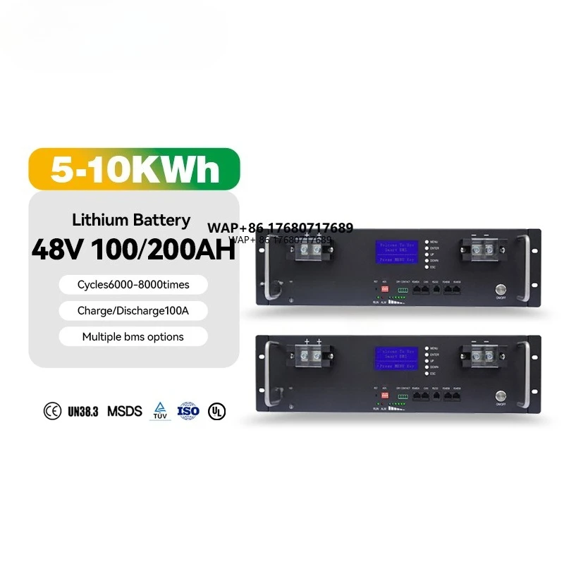 2025 Popular Hot Sale 48V 100AH  LiFePO4 Energy Storage Charging Battery Split Cabinet Rack-Mounted