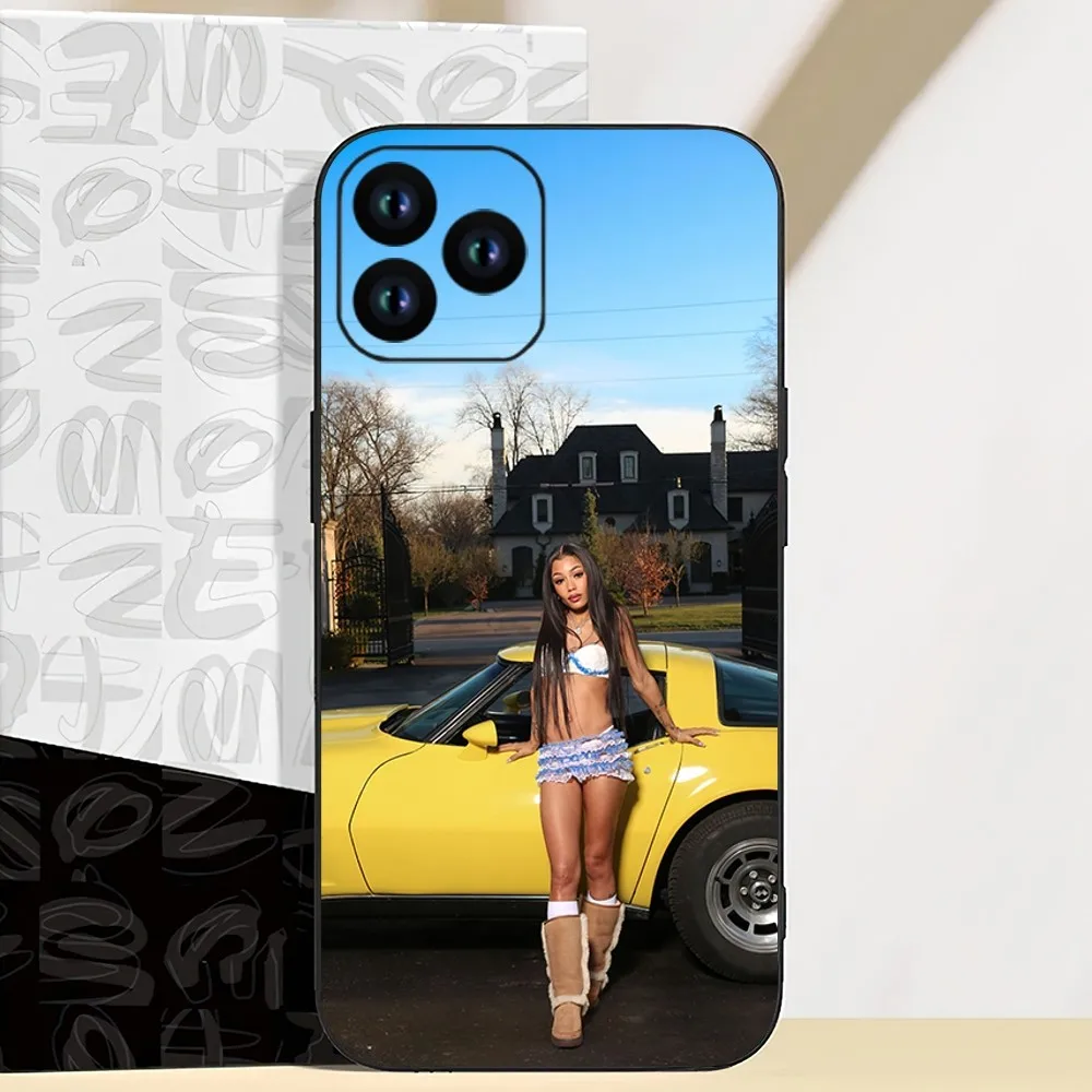 Rapper C-Coi Leray Lemon Cars Phone Case For iPhone 11 12 13 14 15 Mini Pro XS Max X S Plus XR Shell