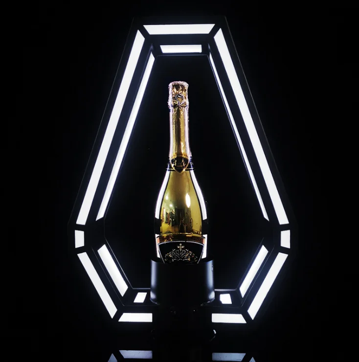 Rechargeable Customized Logo Bottle Presenter LED VIP Service  Glorifier Display for Night Club Party
