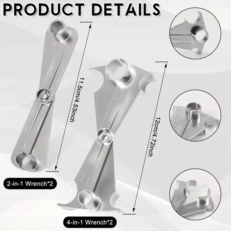 2/4 Pcs Scissor-Type Fuel Line Disconnect Tool Kit, Removing Fuel Filters, Car Repair Tool, For Auto/Air Conditioning Fuel Lines