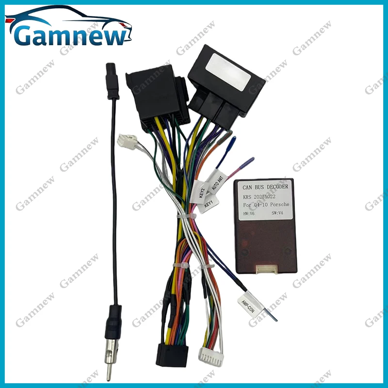 Car Stereo Cable Wire Harness Connector CANBus Adapter For Porsche Cayenne Carman Boxster (987) 911