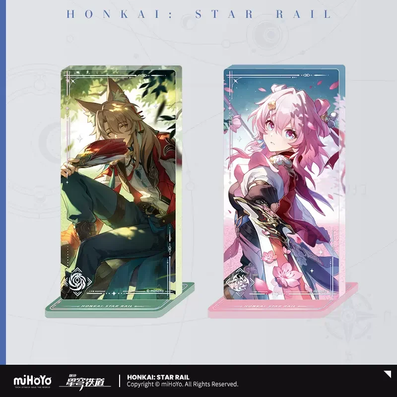 Sunsyea Honkai Star Rail Official Merch miHoYo Original Authentic Light Cone Series Acrylic Quicksand Ornament Himeko Seele