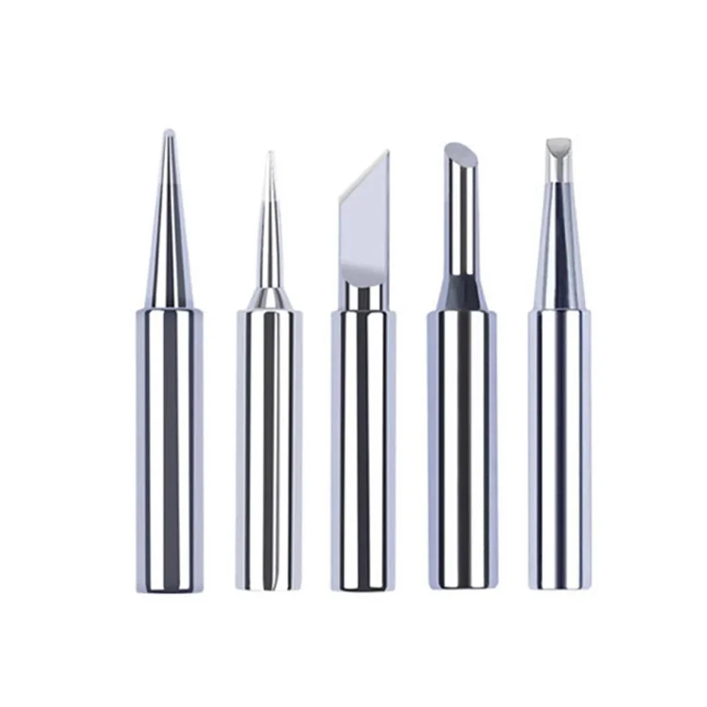 Kit de pointes de fer à souder en cuivre pur, pièces d'outils de soudage, I + B + K + 2.4D + 255., 43mm, 10 pièces