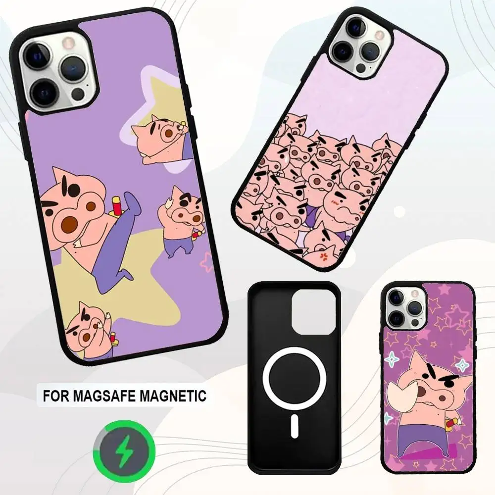 

Buriburizaemon Pig Phone Case For iPhone 16e,16,15,14,13,12,11,Plus,Pro,Max,Mini Magsafe Magnetic Wireless Charging