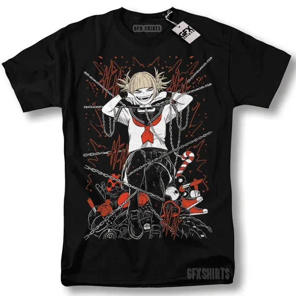 Himiko Toga Shirt My Hero Academia Shirt Anime Cosplay Manga T-Shirt