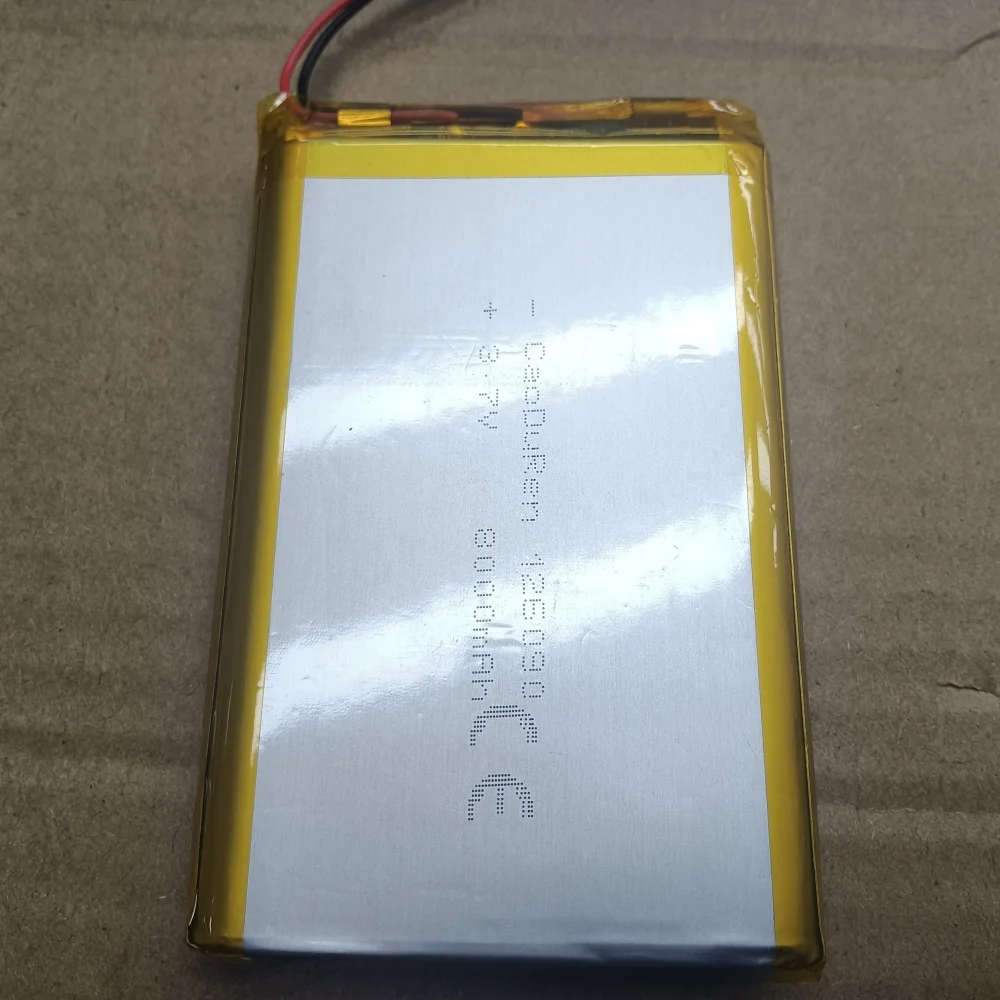 3.7V 8000Mah 126090 Li-Ion Li-Polymer Li Battery 2.0 JST 2Pin For MP3 CAMERA  CHARGING POWER TABLET DVD MP4 MOBILE POWER