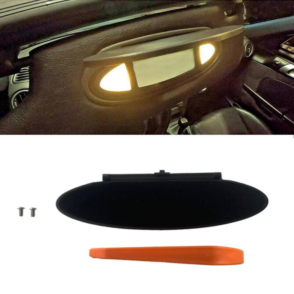 

1pc Mirror Cover Practical Quality Is Guaranteed Sunvisor Vanity Mirror Cover For Porsche 911 996 / 997 Car Accessories