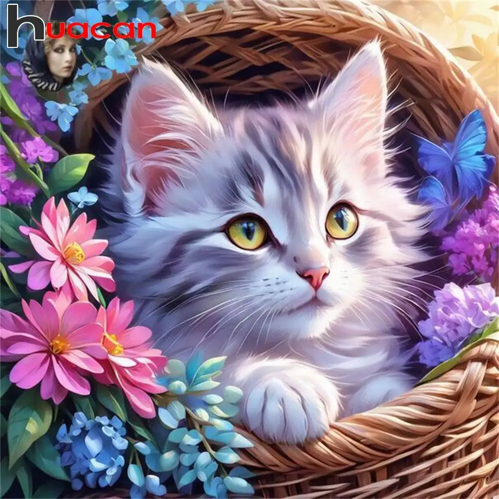 Huacan Diamant Malerei Tier Hund Neuheiten Diamant Mosaik Cartoon Mirroe Kunst Wohnkultur Diy Geschenk Strass Bilder