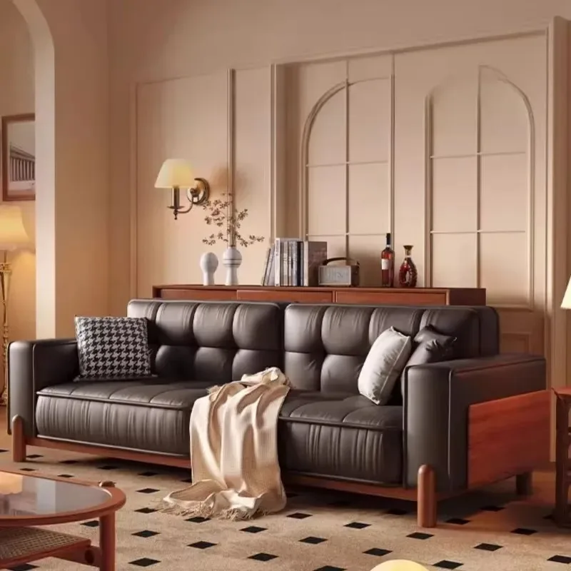 

Armrest Wooden European Sofa, Waterproof Individual Modern, Nordic Bedroom Puffs Salon, Luxury Divano 2 Posti Furniture