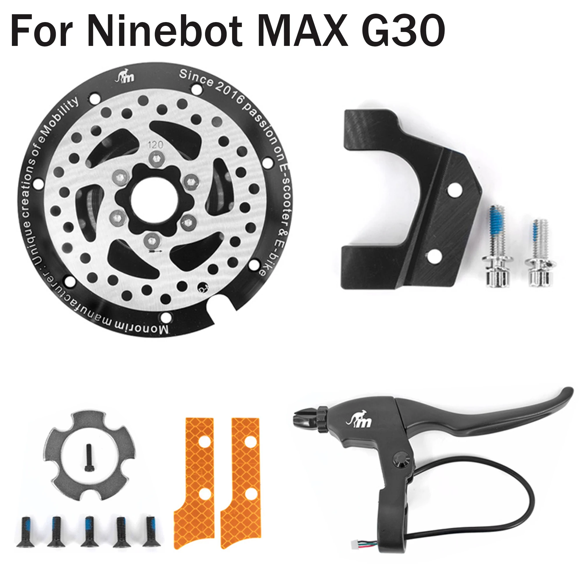 

Палуба двигателя Monorim MD MXR1 для электрического скутера Ninebot Max G30, задняя подвеска, специальный дисковый тормоз, обновленные детали 350 Вт/500 Вт