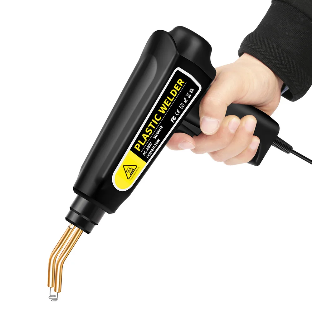 Pistolet de soudage en plastique pour réparation de pare-chocs de voiture, plastifieuse thermique, Kit de réparation de pare-chocs multifonction, outil de réparation des ongles pour carrosserie