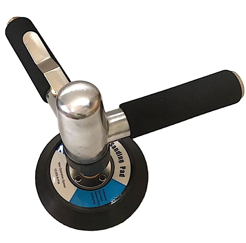 

GEAR DRIVEN Polisher 6" geared rotary motion provides maximum removal rates and a significant saving of time and energy