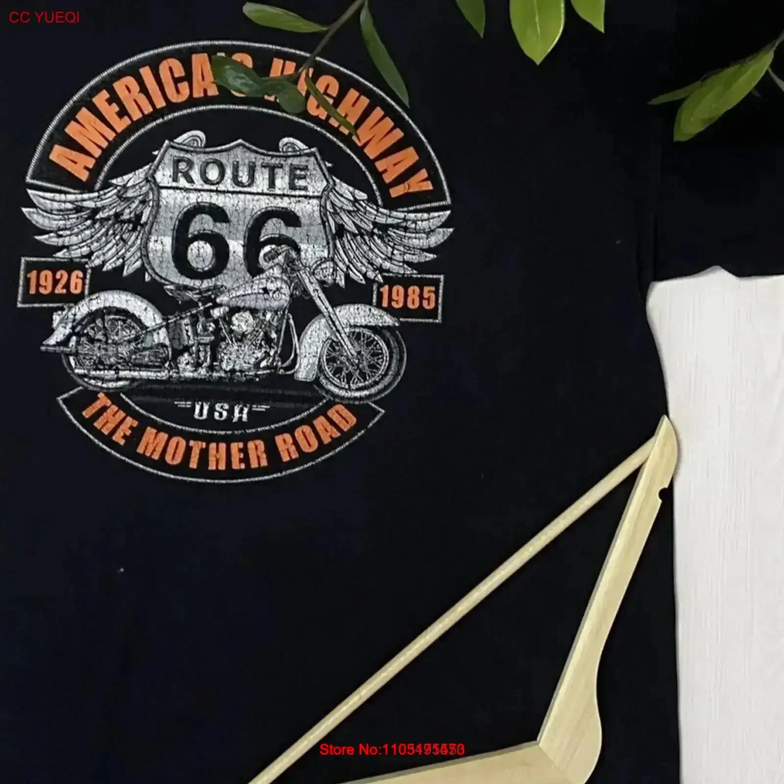 

Vintage 1990s Route 66 Choppers American Racing Bike Men s T Shirt Size 3XL Washed fashion Casual Stylish Slightly vintage