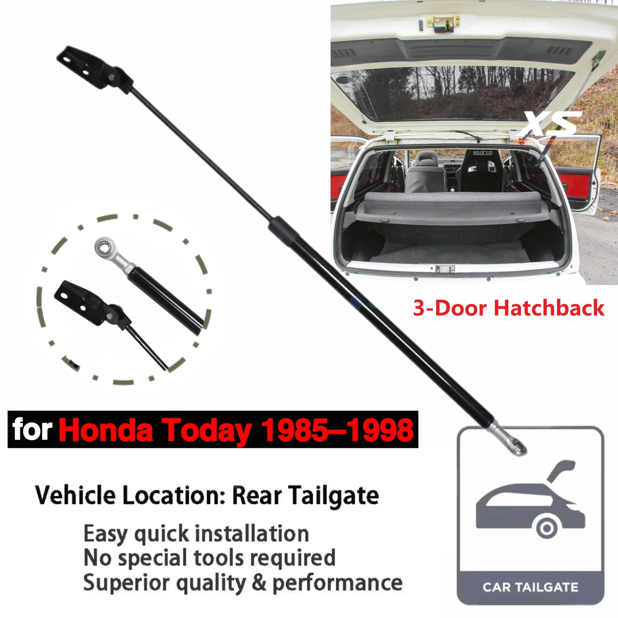 

1 шт. задняя стойка задней двери для Honda Today JW1-JW4 JA1-JA3 хэтчбек 1985-1998, подъемник багажника, опора демпфера, опора, пружина амортизатора