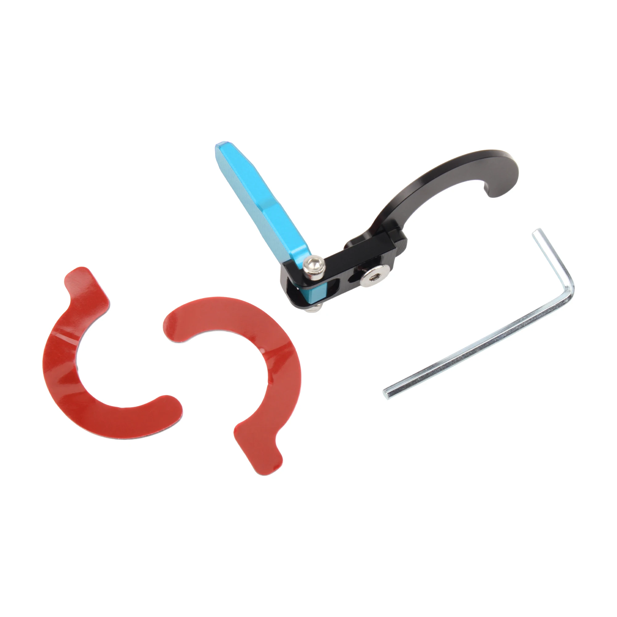 Motorrad CNC Hupknopf-Verlängerungshebel Hupen-Druckknopf Aluminium-Zubehör für CFMOTO 250NK 400NK 250SR 250CLX MT03 Papio XO-1 – Detail 2