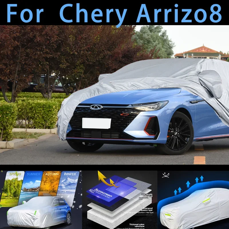 

For Chery Arrizo8 Car protective cover,sun protection,rain protection, UV protection,dust prevention auto paint protective