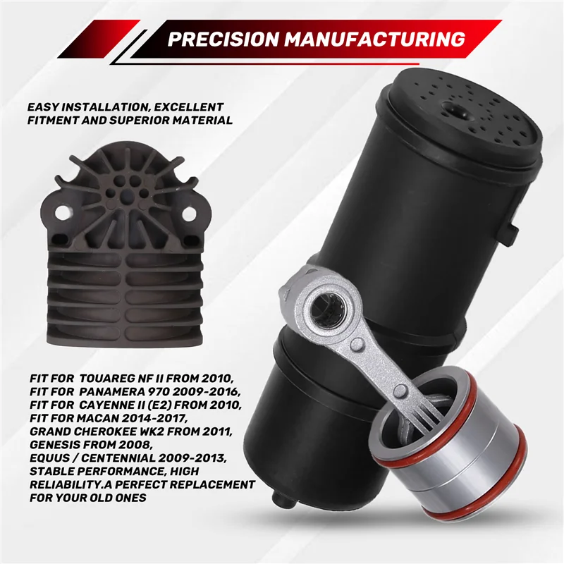 

Обычный 1 комплект, комплект для ремонта компрессора пневматической подвески, поршневой стержень, цилиндр, сушилка 7P0616006E для VW Touareg Cayenne Jeep
