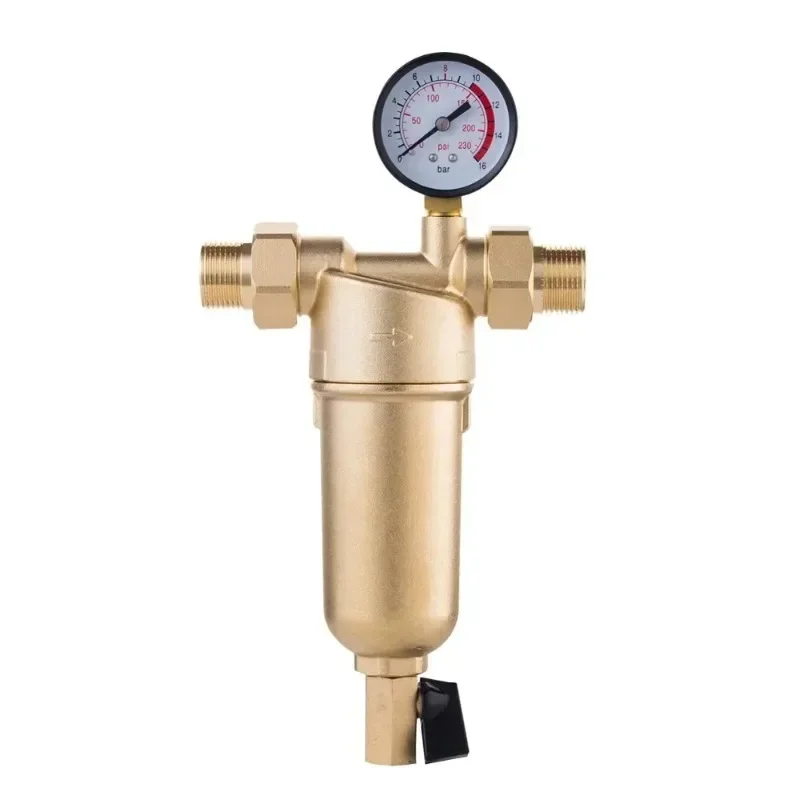 

Copper Backwash, Large Flow Water Purifier, All Copper Pre-filter Household Tap Water Pipe Filter