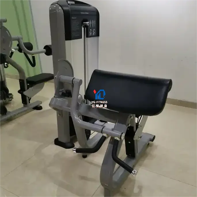 YG FITNESS YG-6021 Steel Ergonomic 45 Degree Bicep Curl Machine Commercial Gym Equipment for Fitness Studio