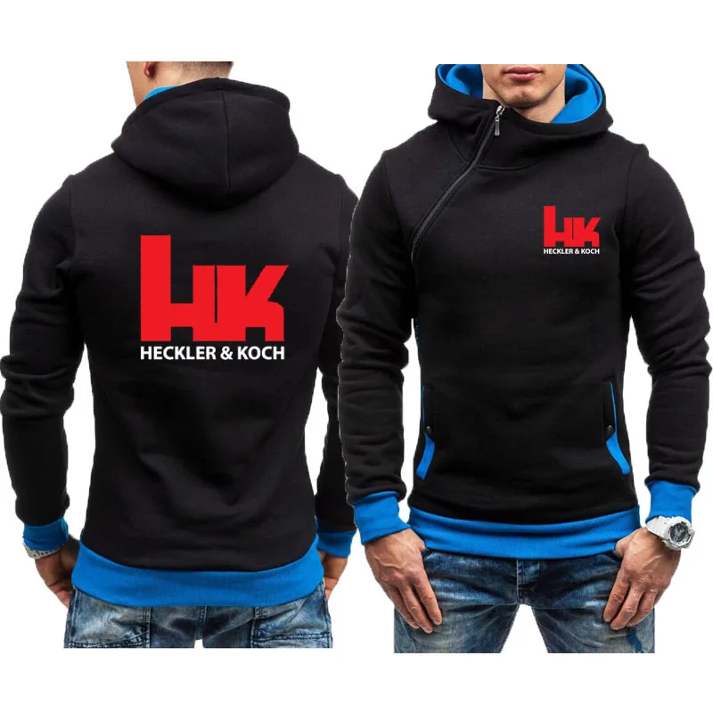 2024 H&K Heckler Koch Hoodie Sweatshirt Outdoor Shooting HK MP5 G3 G36 USP Pistol Punisher XM25 pullover Men Outerwear