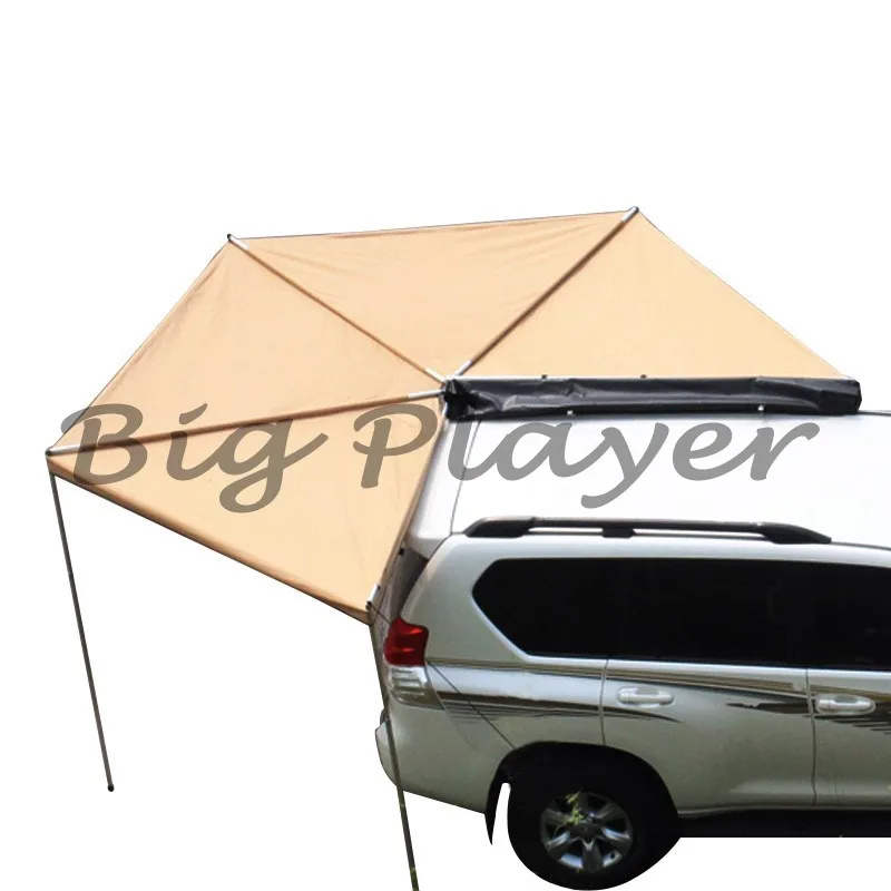 

270 Degrees Hexagonal Awning Car Side Edge Awning Tent Roof Side Awning