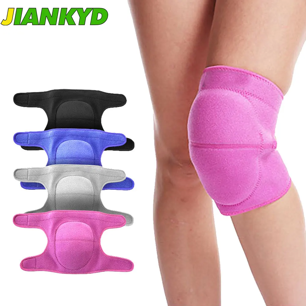 JIANKYD 1/2Pcs Knee Pads for Men Women Knees Protective, Knee Braces for Volleyball Football Dance Yoga Tennis Running Cycling