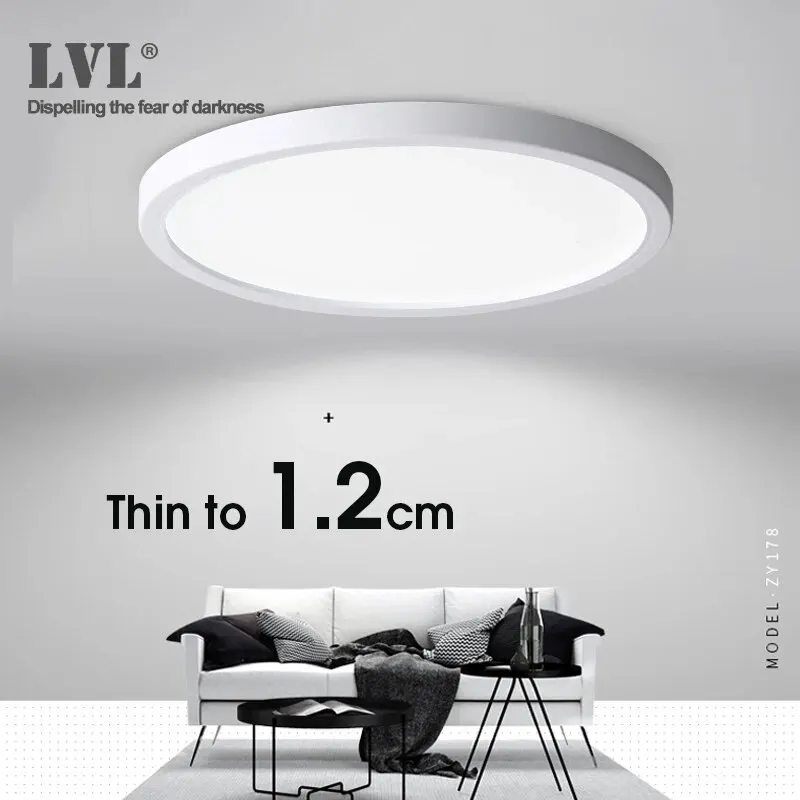 LED Ceiling Light Modern Small Round 6W 9W 13W 18W 24W 110V 230V Led Panel Light For Toilet Porch Utility Room Bathroom Lamps