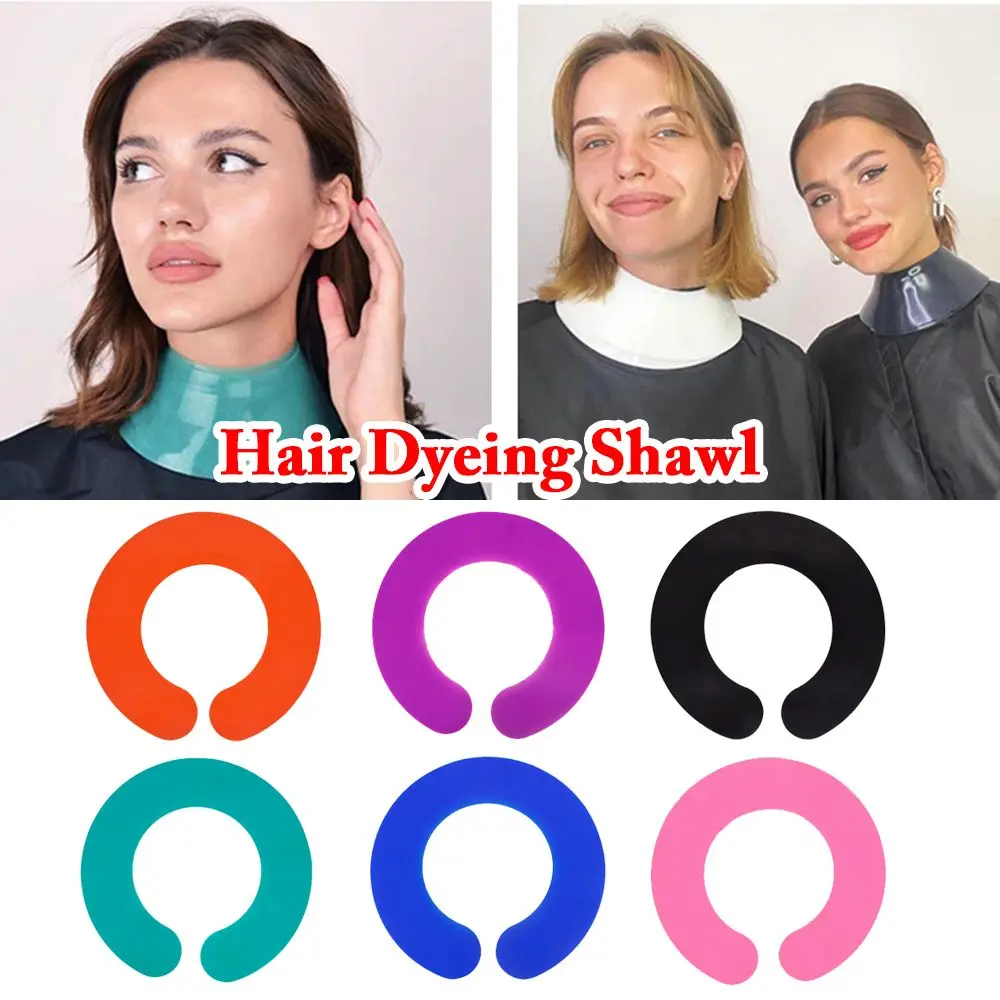 

Adjustable Haircut Supplies Styling Tools Neck Cape Wrap Hair Dyeing Shawl Hairdressing Cover Stylist Cutting Collar