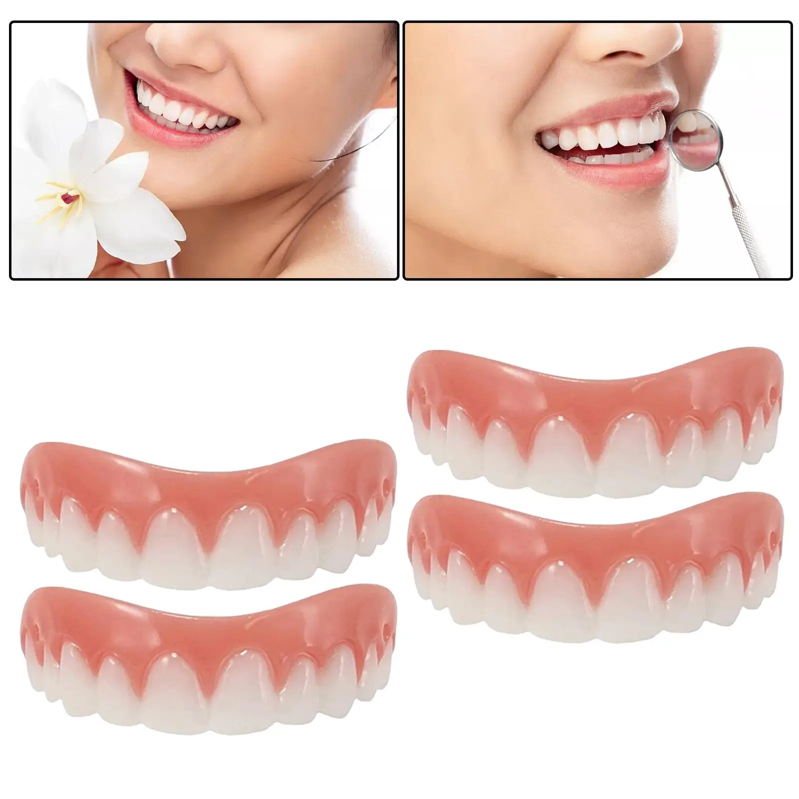 

Upper Veneers Anti-true Braces Whitening Braces Toy Smiling Whitening Denture Comfortable Veneer Cover