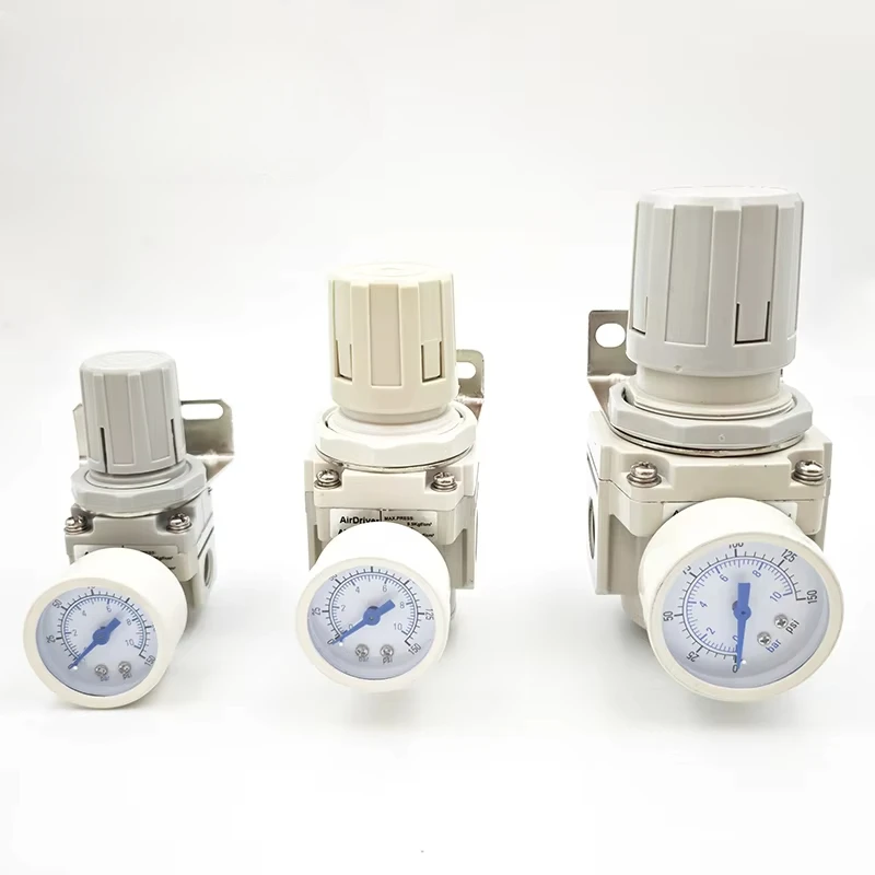 Pneumatic Air Pressure Regulator with Pressure Gauge and Bracket Type AR 2000-02 AR3000-03 AR4000-04