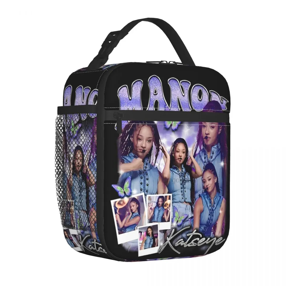 Manon Bannerman Katseyes Kpop Insulated Lunch Bags Cooler Bag  Lunch Container Large Lunch Box Tote Bento Pouch School Picnic