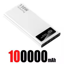 White 100000mAh