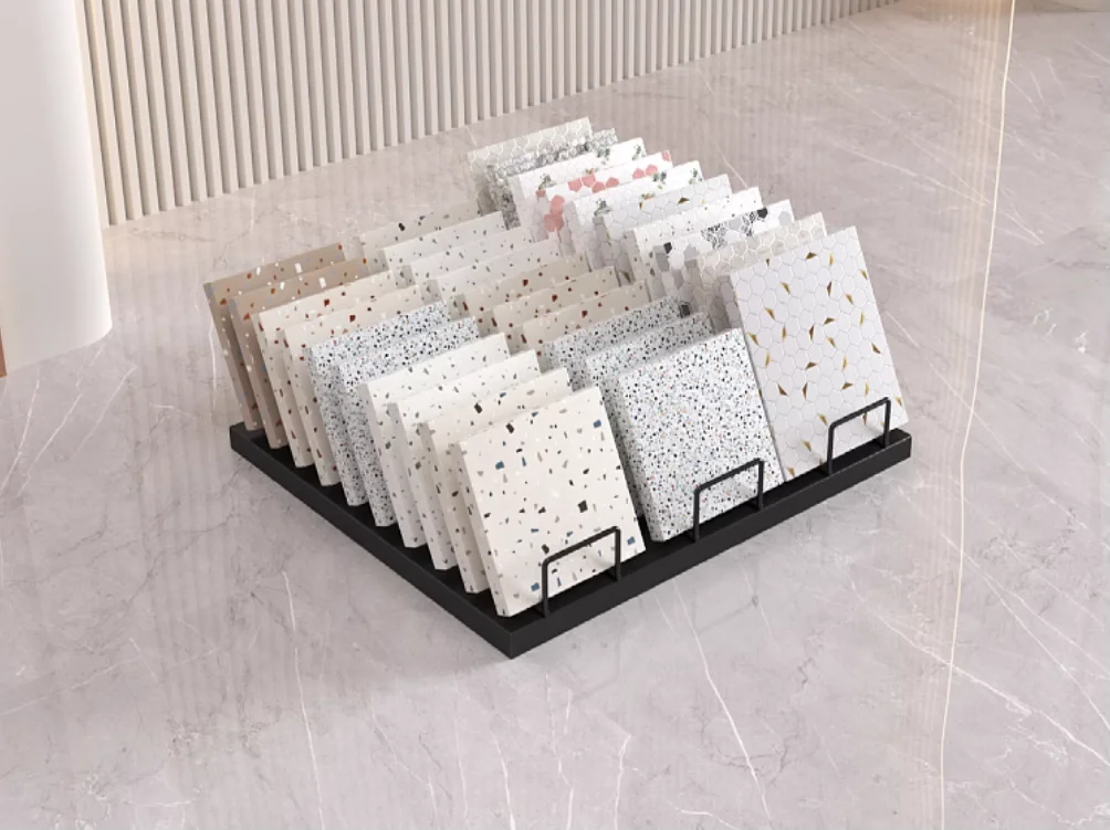 

Ceramic tile rack, glass rack, stone color board rack, quartz stone sample rack, artificial stone door panel color card display