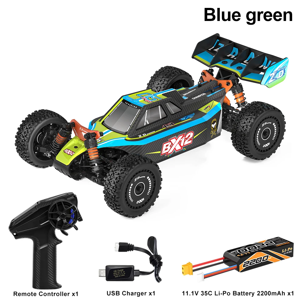 ZD Racing RC Car Racing BX-12 1/12 Brushless 2.4GHz 70KM/H High Speed Racing Vehicle