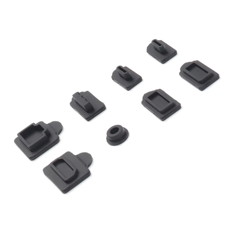 Q6PA Console Silicone Dust Cover Antidust Cover LAN Type-C USB Dock Dustproof Plug