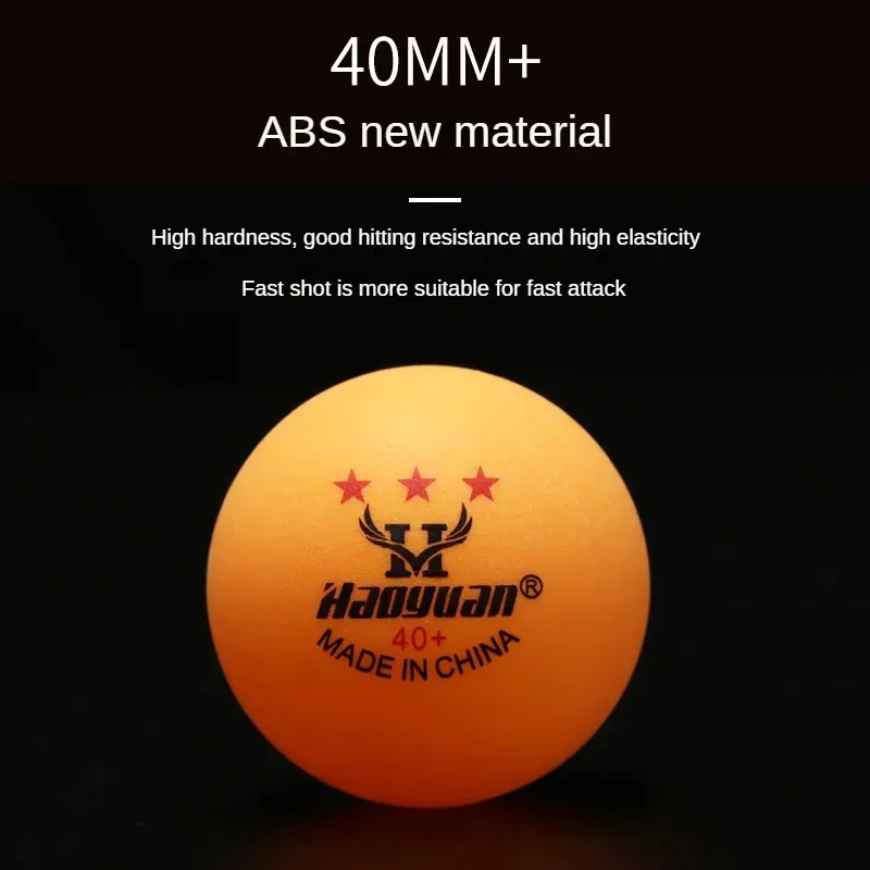 60Pcs Professional 3 Star Table Tennis Balls D40+Mm 2.8G New Material ABS Plastic Ping Pong Ball Adult Training For Compeon