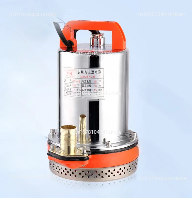 

DC Submersible Pump Household Agricultural 12V 280W Battery Pump High Lift 9M Well Water Pump